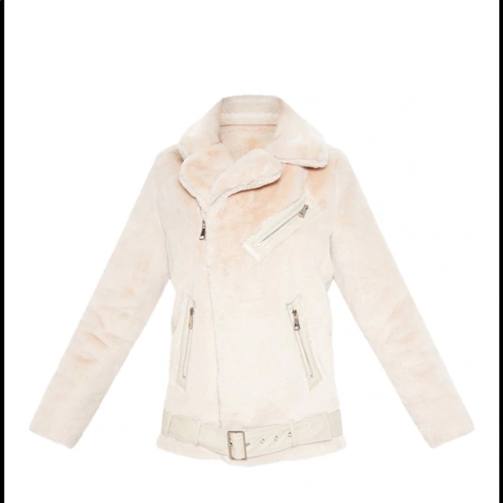 Pretty little thing ivory jacket
